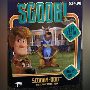 Brand new Scooby-Doo Scoob! In a superhero costume 5 Foot Airblown Inflatable
